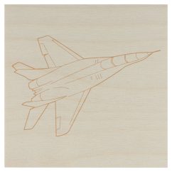 Доска для выжигания, Самолет, 150х150 мм, 1 шт., пакет, TDM