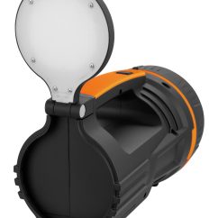 Фонарь светодиод. "Прожектор 13", аккумуляторн., 10 Вт LED+24 SMD, 1150 лм, SLA 3,5 А*ч, 230 В, TDM