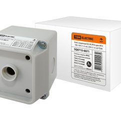 Бокс защитный БЗ-М-IP54 для КПУ 10А-16А (1-3 сл), 25А (1-2 сл) TDM
