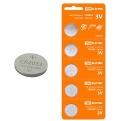 Элемент питания CR2032 Lithium 3V BP-5 TDM