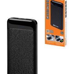 Внешний аккумулятор "Юкон 6", 10 000 mAh, 2.4 А, 2 USB, Type-C, TDM